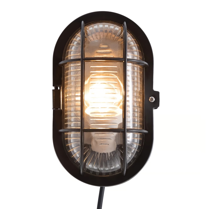 Nordlux - Vanjska zidna svjetiljka SKOTLAMPE 1xE27/60W/230V IP44 crna