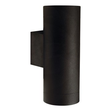 Nordlux - Vanjska zidna svjetiljka TIN 2xGU10/35W/230V IP54 crna