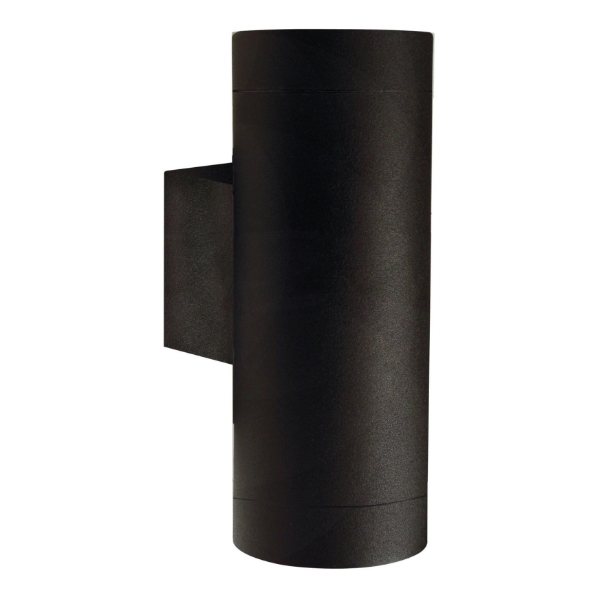 Nordlux - Vanjska zidna svjetiljka TIN 2xGU10/35W/230V IP54 crna
