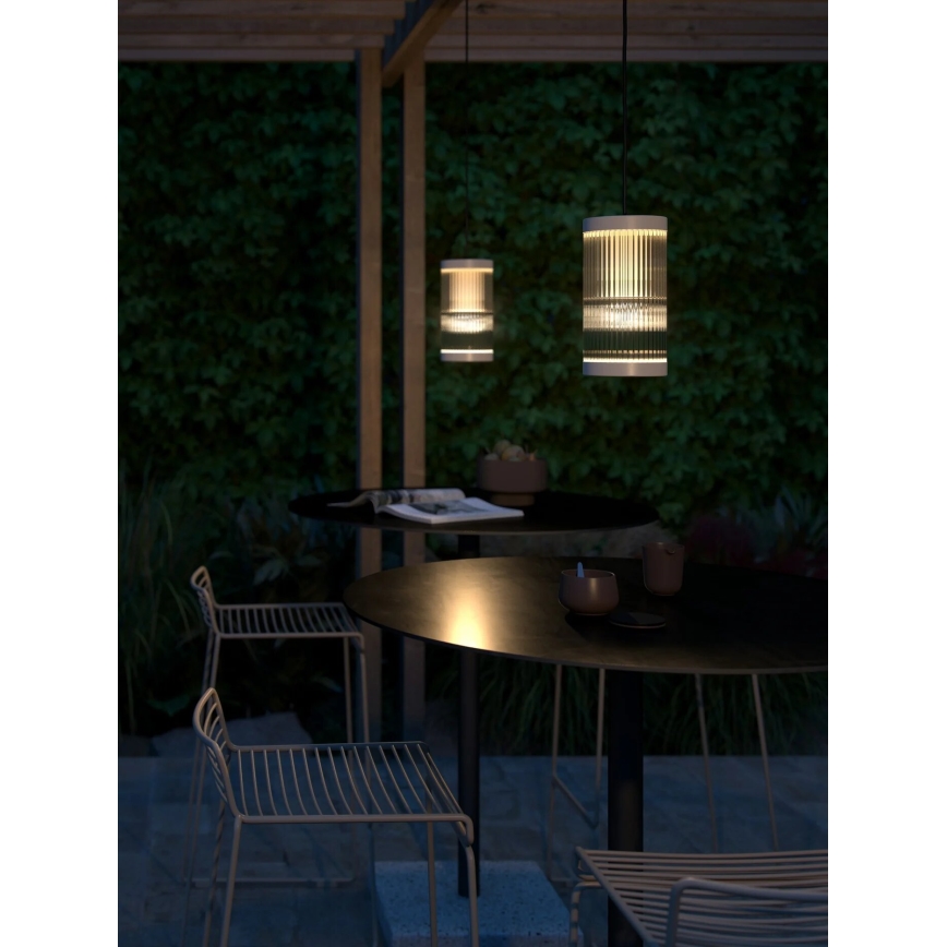 Nordlux - Vanjski luster na sajli COUPAR 1xE27/25W/230V IP33 bijela