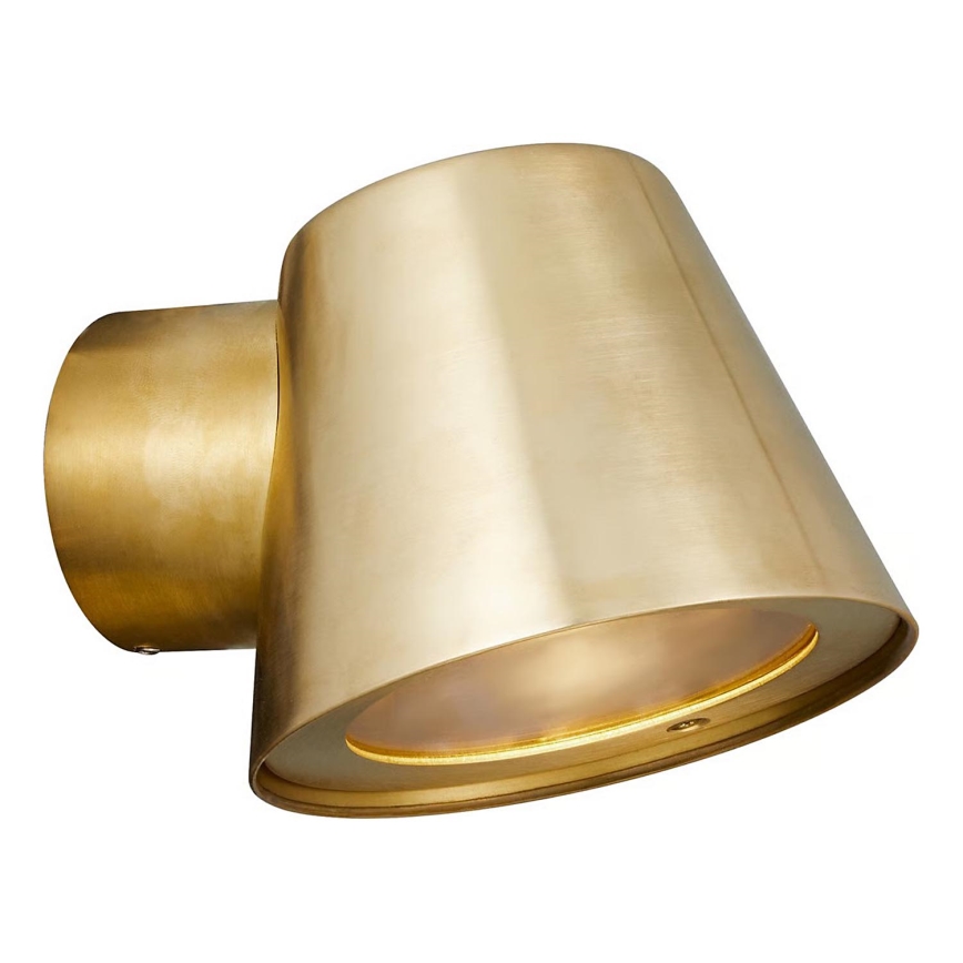 Nordlux - Vanjsko zidno svjetlo ALERIA 1xGU10/35W/230V IP44 mesing