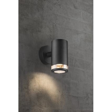 Nordlux - Vanjsko zidno svjetlo BIRK 1xGU10/28W/230V IP44 crno