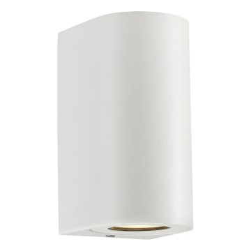 Nordlux - Vanjsko zidno svjetlo CANTO 2xGU10/28W/230V IP44 bijela