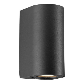 Nordlux - Vanjsko zidno svjetlo CANTO 2xGU10/28W/230V IP44 crno