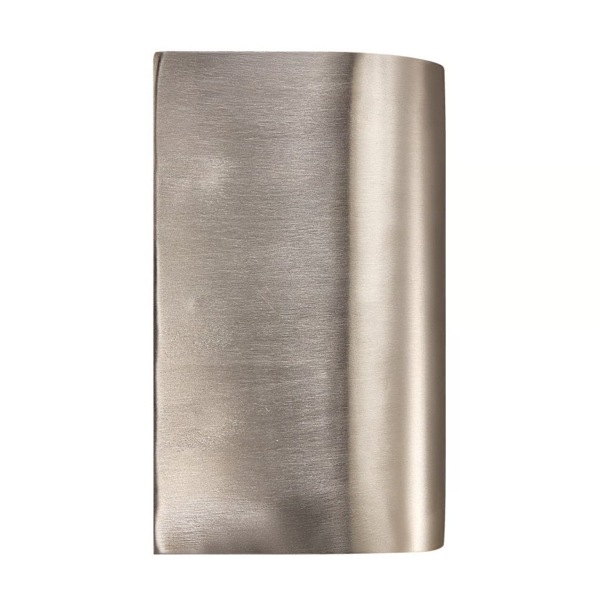 Nordlux - Vanjsko zidno svjetlo CANTO 2xGU10/28W/230V IP44 nehrđajući čelik