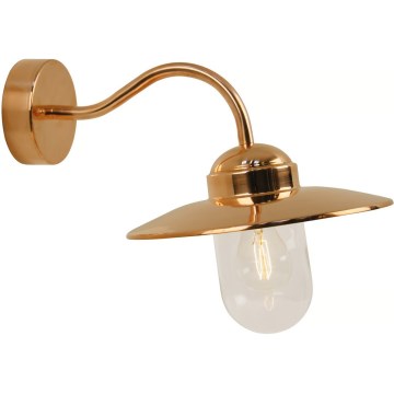 Nordlux - Vanjsko zidno svjetlo LUXEMBOURG 1xE27/60W/230V IP54 bakreno