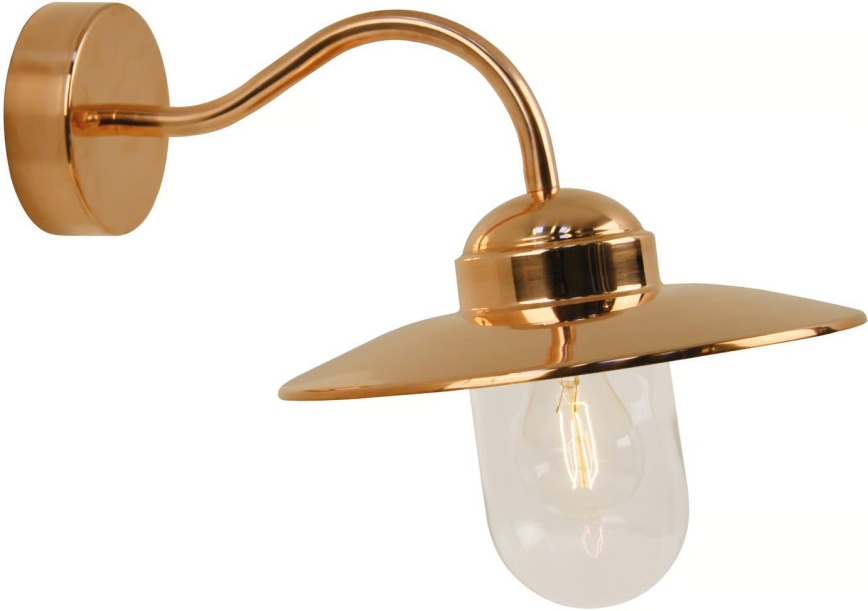 Nordlux - Vanjsko zidno svjetlo LUXEMBOURG 1xE27/60W/230V IP54 bakreno