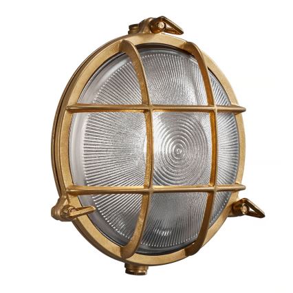 Nordlux - Vanjsko zidno svjetlo POLPERRO 1xE27/12,5W/230V IP64 mesing
