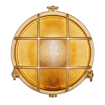 Nordlux - Vanjsko zidno svjetlo POLPERRO 1xE27/12,5W/230V IP64 mesing