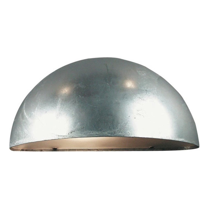 Nordlux - Vanjsko zidno svjetlo SCORPIUS 1xE27/60W/230V IP33 srebrna