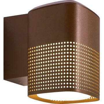 Nordlux - Vanjsko zidno svjetlo SIDARA 1xE27/15W/230V IP54 smeđe