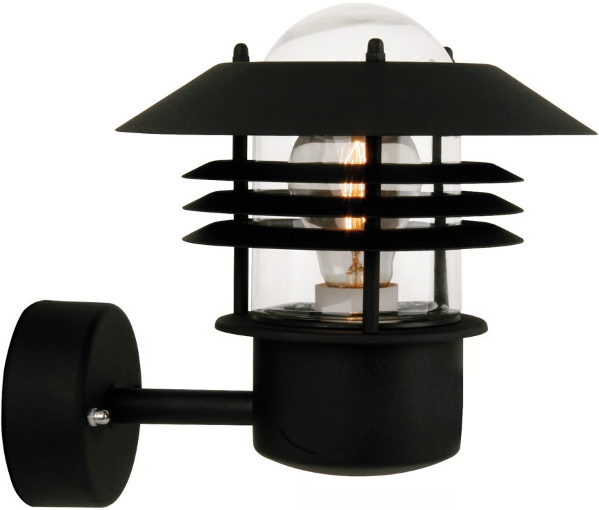Nordlux - Vanjsko zidno svjetlo VEJERS 1xE27/60W/230V IP54 crna