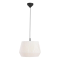 Nordlux - Viseća svjetiljka na sajli DICTE 1xE27/60W/230V Ø 40 cm bijela
