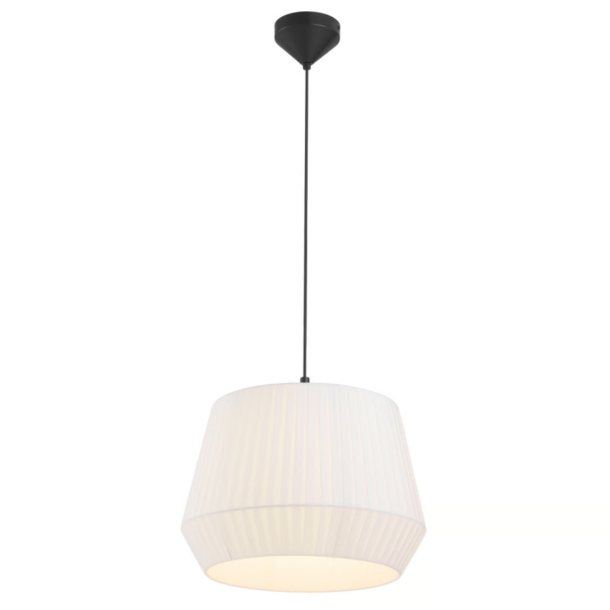 Nordlux - Viseća svjetiljka na sajli DICTE 1xE27/60W/230V Ø 40 cm bijela