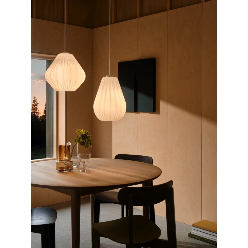 Nordlux - Viseća svjetiljka SALLINO na kabelu, 1xE27/15W/230V, promjer 24 cm, bijela