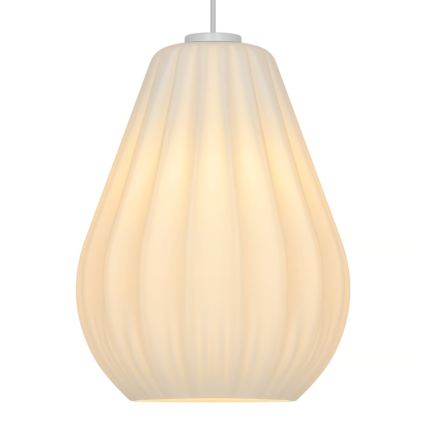 Nordlux - Viseća svjetiljka SALLINO na kabelu, 1xE27/15W/230V, promjer 24 cm, bijela