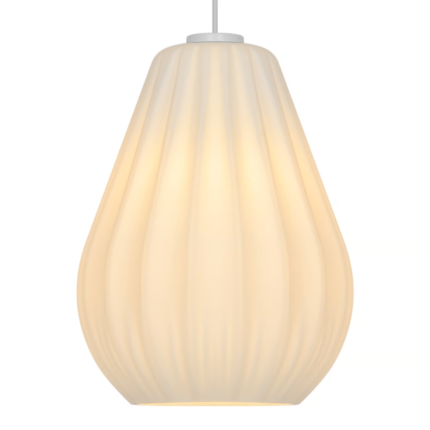 Nordlux - Viseća svjetiljka SALLINO na kabelu, 1xE27/15W/230V, promjer 24 cm, bijela