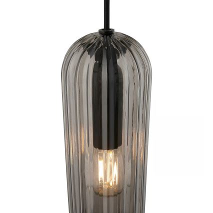 Nordlux - Viseći luster MIELLA na kabelu 1xE27/25W/230V u zadimljenoj boji