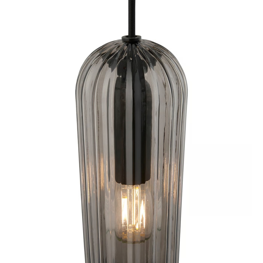 Nordlux - Viseći luster MIELLA na kabelu 1xE27/25W/230V u zadimljenoj boji