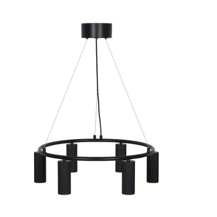 Nordlux - Viseći luster na sajli VICO 6xGU10/5W/230V crna