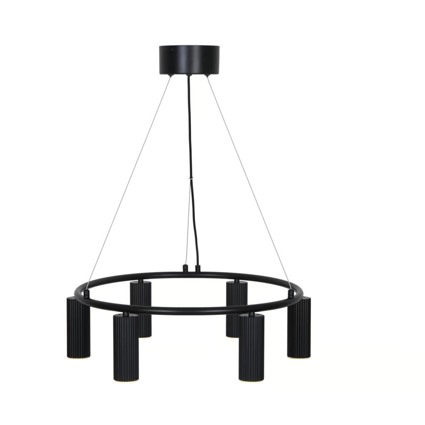 Nordlux - Viseći luster na sajli VICO 6xGU10/5W/230V crna