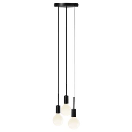 Nordlux - Viseći luster PACO na kabelu 3xE27/25W/230V, crni