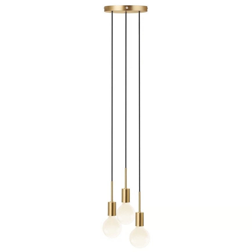 Nordlux - Viseći luster PACO na sajli 3xE27/25W/230V mesing