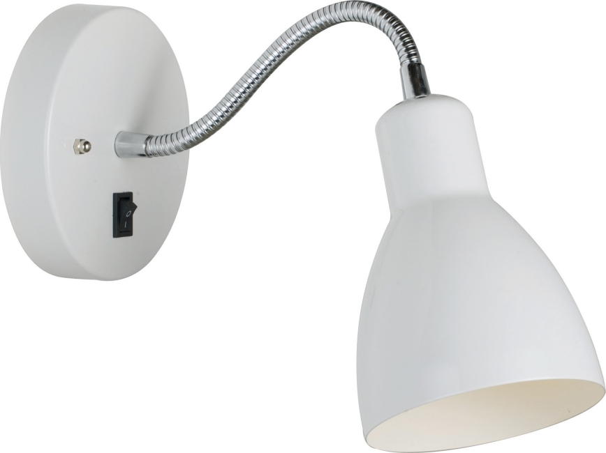 Nordlux - Zidna fleksibilna reflektorska svjetiljka CYCLONE 1xE14/15W/230V bijela
