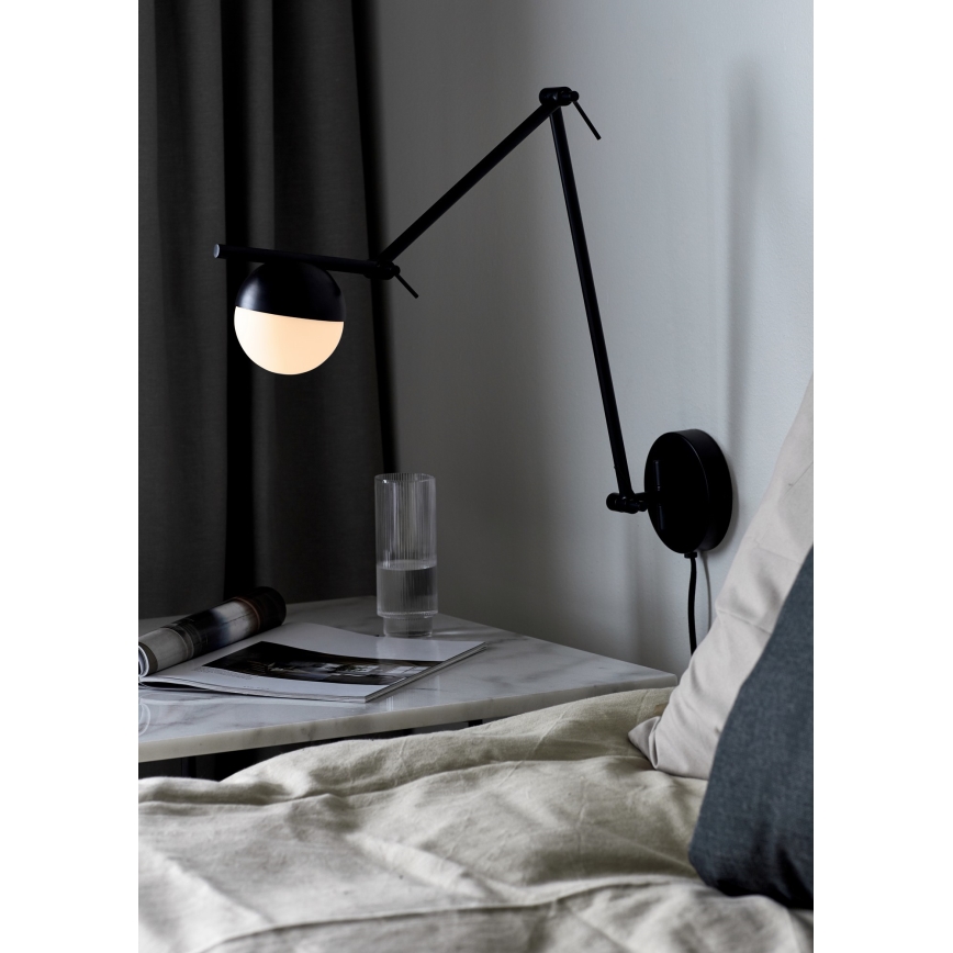Nordlux - Zidna lampa CONTINA 1xG9/5W/230V crna