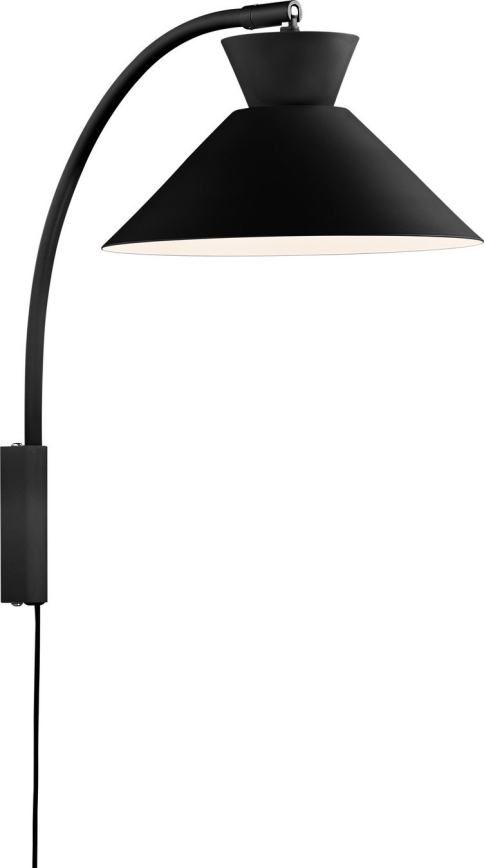 Nordlux - Zidna lampa DIAL 1xE27/40W/230V crna