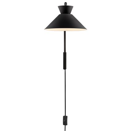 Nordlux - Zidna lampa DIAL 1xE27/40W/230V crna