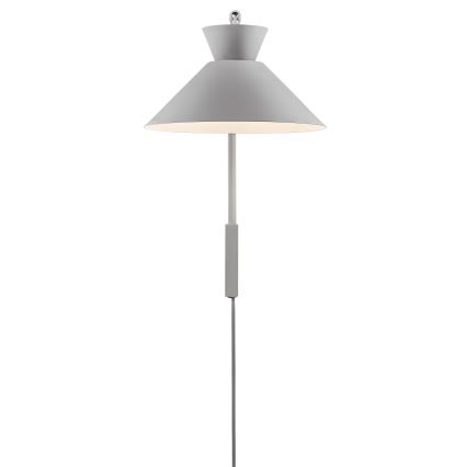 Nordlux - Zidna lampa DIAL 1xE27/40W/230V siva