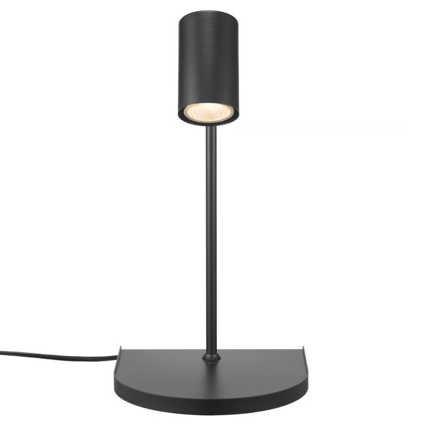 Nordlux - Zidna lampa s policom CODY 1xGU10/15W/230V crna