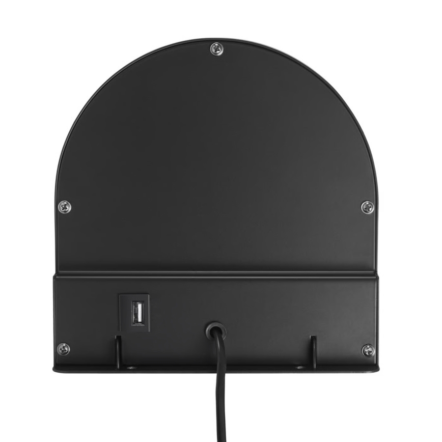 Nordlux - Zidna lampa s policom CODY 1xGU10/15W/230V crna