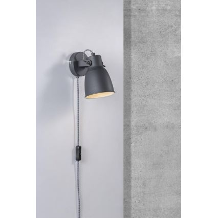 Nordlux - Zidna reflektorska svjetiljka ADRIAN 1xE27/25W/230V antracit