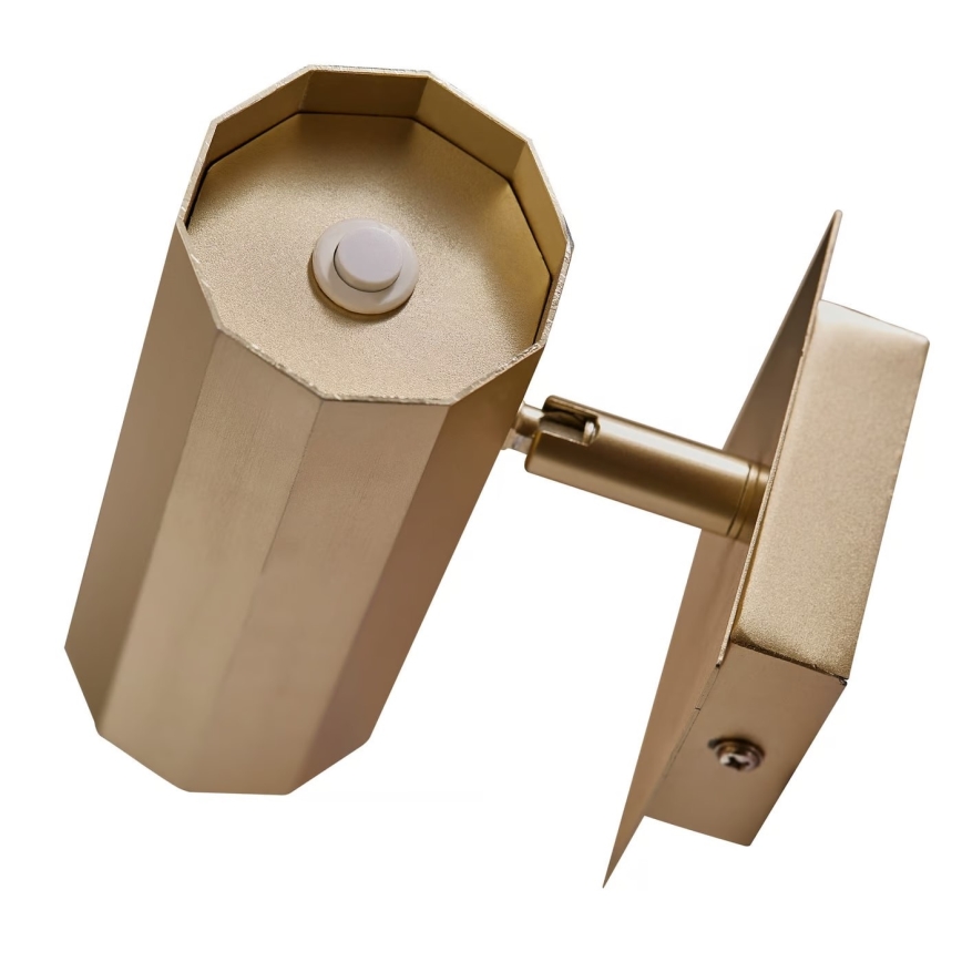 Nordlux - Zidna reflektorska svjetiljka ALANIS 1xGU10/15W/230V zlatna