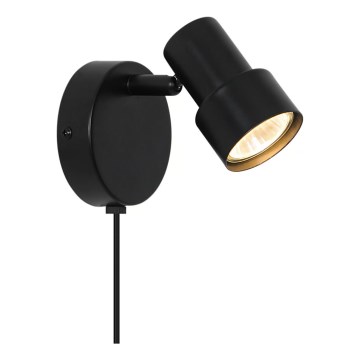 Nordlux - Zidna reflektorska svjetiljka BOSTON 1xGU10/5W/230V crna