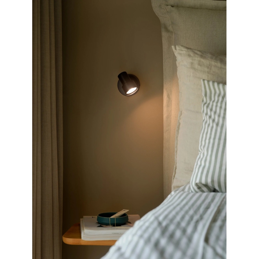 Nordlux - Zidna reflektorska svjetiljka BOSTON 1xGU10/5W/230V crna