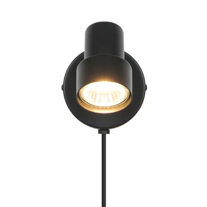 Nordlux - Zidna reflektorska svjetiljka BOSTON 1xGU10/5W/230V crna