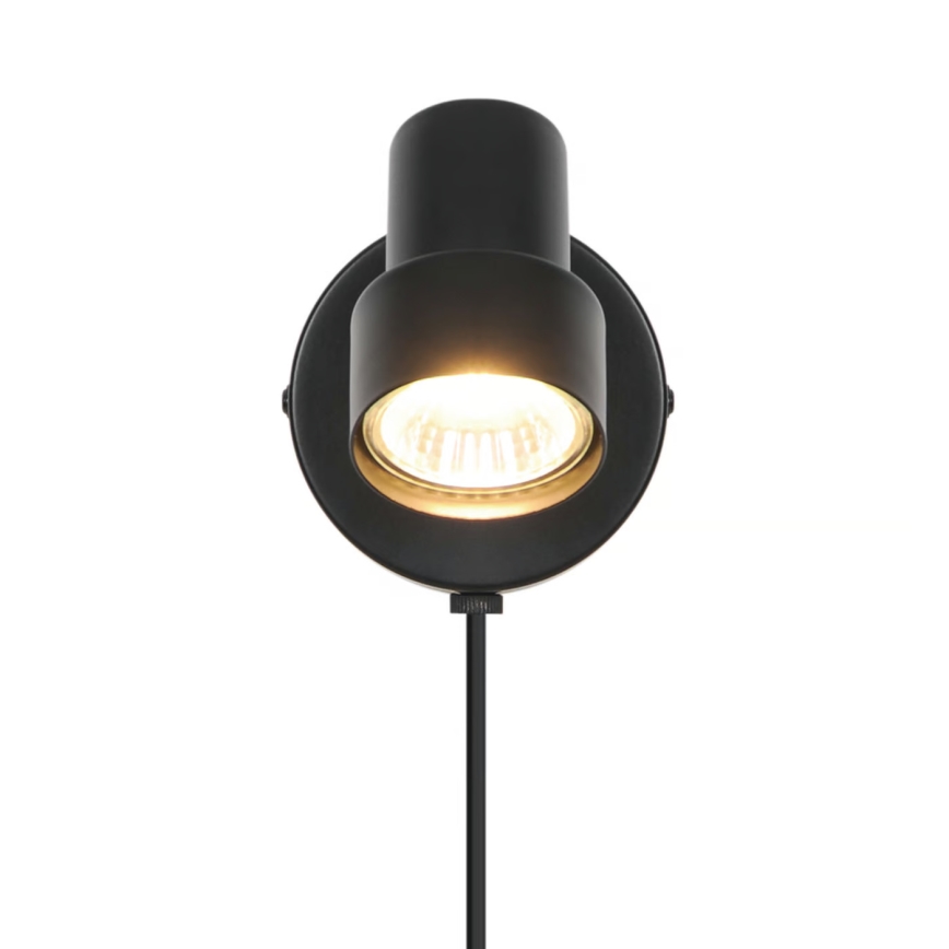 Nordlux - Zidna reflektorska svjetiljka BOSTON 1xGU10/5W/230V crna