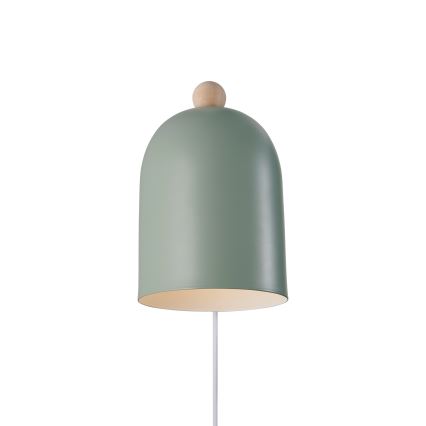 Nordlux - Zidna reflektorska svjetiljka GASTON 1xE27/15W/230V zelena