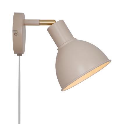 Nordlux - Zidna reflektorska svjetiljka POP 1xE27/18W/230V bež