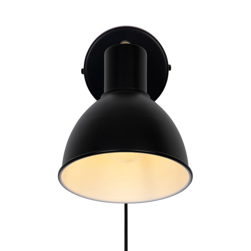 Nordlux - Zidna reflektorska svjetiljka POP 1xE27/18W/230V crna/zlatna