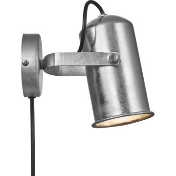 Nordlux - Zidna reflektorska svjetiljka PORTER 1xE27/60W/230V mat krom