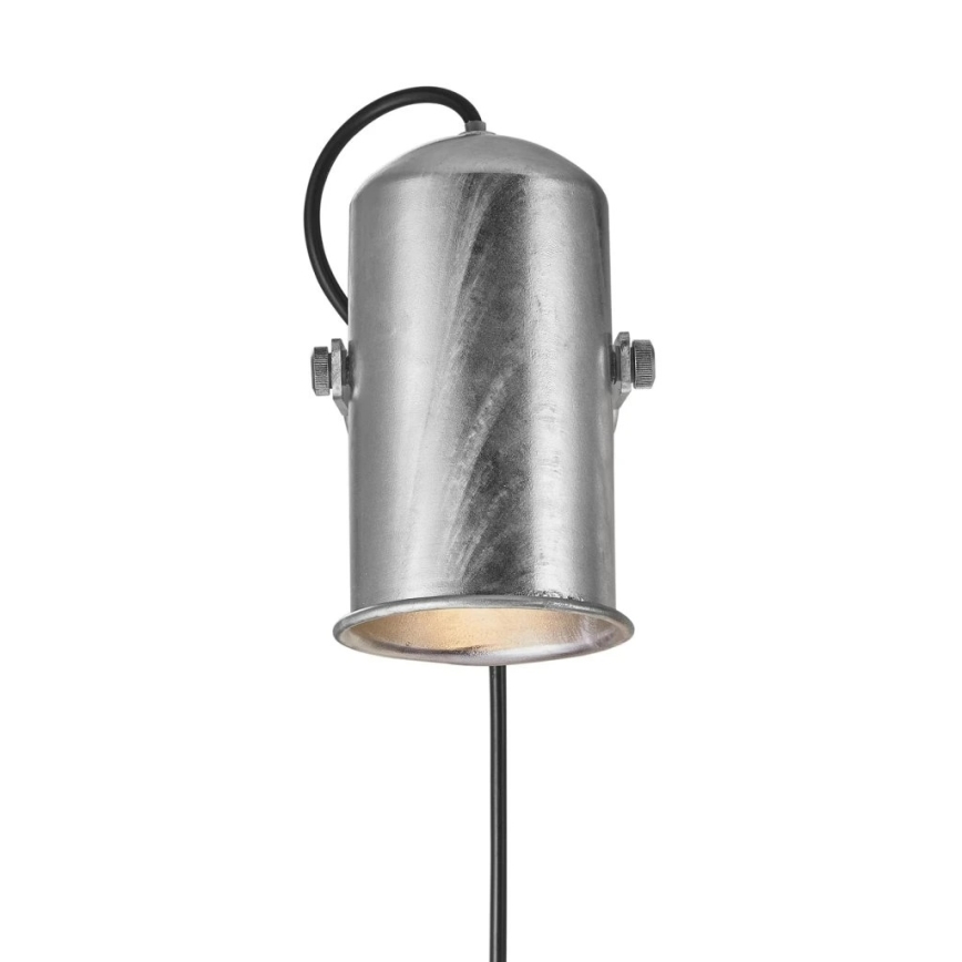 Nordlux - Zidna reflektorska svjetiljka PORTER 1xE27/60W/230V mat krom