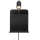 Nordlux - Zidna reflektorska svjetiljka s policom i USB ROOMI 1xGU10/8W/230V crna
