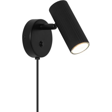 Nordlux - Zidna reflektorska svjetiljka VICO 1xGU10/5W/230V crna