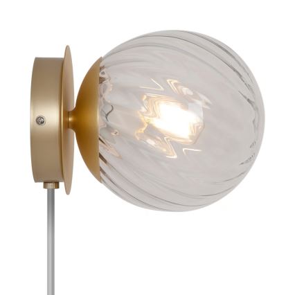 Nordlux - Zidna svjetiljka CHISELL 1xE14/25W/230V mesing
