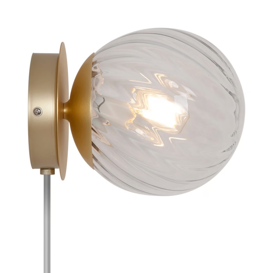 Nordlux - Zidna svjetiljka CHISELL 1xE14/25W/230V mesing