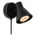 Nordlux - Zidna svjetiljka EIK 1xGU10/35W/230V crna